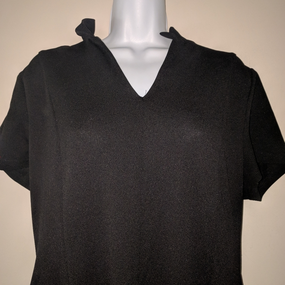 Gilli Black Fit & Flare Dress, Plus 3X